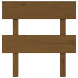 Tête de lit Marron miel 103,5x3x81 cm Bois massif de pin 