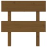 Tête de lit Marron miel 103,5x3x81 cm Bois massif de pin 