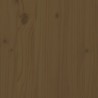 Tête de lit Marron miel 103,5x3x81 cm Bois massif de pin 