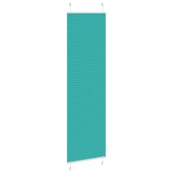 Store plissé vert pétrole 65x200 cm largeur du tissu 64,4 cm 