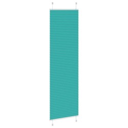 Store plissé vert pétrole 65x200 cm largeur du tissu 64,4 cm 