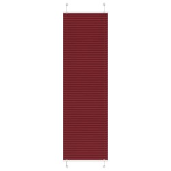 Store plissé rouge bordeaux 65x200 cm largeur du tissu 64,4 cm 