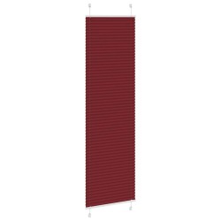 Store plissé rouge bordeaux 65x200 cm largeur du tissu 64,4 cm 