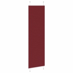 Store plissé rouge bordeaux 65x200 cm largeur du tissu 64,4 cm 