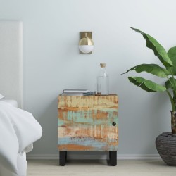 Table de chevet 40x33x46 cm Bois massif de récupération 