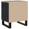 Table de chevet 40x33x46 cm Bois massif de récupération 