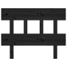 Tête de lit Noir 103,5x3x81 cm Bois massif de pin 