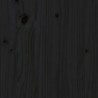 Tête de lit Noir 104x3x80,5 cm Bois massif de pin 