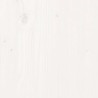 Salon de jardin 6 pcs Blanc Bois de pin massif 