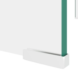 Meuble TV/pour moniteur 80x30x13 cm verre transparent 