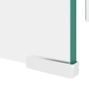 Meuble TV/pour moniteur 80x30x13 cm verre transparent 