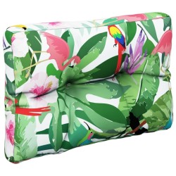 Coussin de palette multicolore 60x40x12 cm tissu 