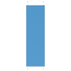 Store plissé bleu 65x200 cm largeur du tissu 64,4 cm polyester 