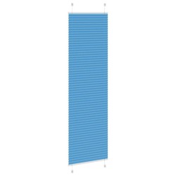 Store plissé bleu 65x200 cm largeur du tissu 64,4 cm polyester 