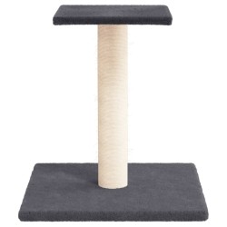 Arbre à chat avec plate-forme gris foncé 38 cm 