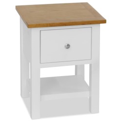 Table de chevet 36x30x47 cm Bois de chêne massif 