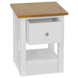 Table de chevet 36x30x47 cm Bois de chêne massif 