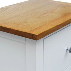Table de chevet 36x30x47 cm Bois de chêne massif 