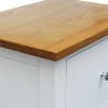 Table de chevet 36x30x47 cm Bois de chêne massif 