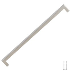 Poignées d'armoire 5 pcs argenté 320 mm acier inoxydable 