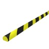 Protecteur d'angle Jaune et noir 4x3x100 cm PU 