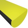 Protecteur d'angle Jaune et noir 4x3x100 cm PU 