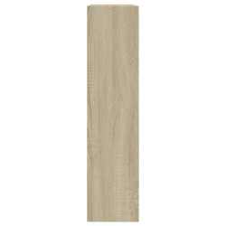 Armoire à chaussures chêne sonoma 80x21x87,5 cm bois ingénierie 