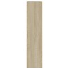 Armoire à chaussures chêne sonoma 80x21x87,5 cm bois ingénierie 