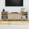 Meuble TV Chêne sonoma 160x35x55 cm Bois d'ingénierie 