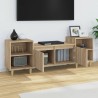 Meuble TV Chêne sonoma 160x35x55 cm Bois d'ingénierie 