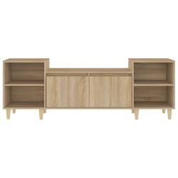 Meuble TV Chêne sonoma 160x35x55 cm Bois d'ingénierie 
