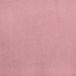 Canapé à 3 places avec repose-pieds Rose 180 cm Velours 