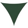 Voile d'ombrage 160 g/m² Vert foncé 3x3x3 m PEHD 