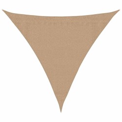 Voile d'ombrage 160 g/m² Taupe 3x3x3 m PEHD 