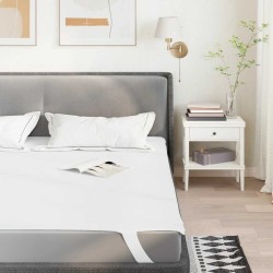 Protège-matelas blanc 120x200 cm imperméable 