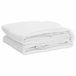 Protège-matelas blanc 120x200 cm imperméable 