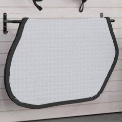 Support de tapis de selle noir fer 