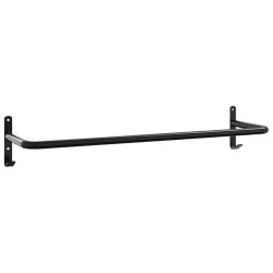 Support de tapis de selle noir fer 