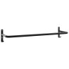 Support de tapis de selle noir fer 
