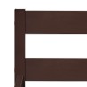 Cadre de lit sans matelas marron foncé bois pin massif 90x200cm 