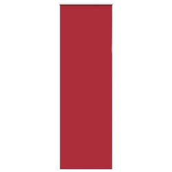 Store enrouleur occultant rouge largeur du tissu 80,7 cm 