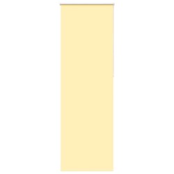 Store enrouleur occultant jaune largeur du tissu 80,7 cm 