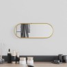 Miroir mural Doré 40x15 cm Ovale 