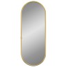 Miroir mural Doré 40x15 cm Ovale 