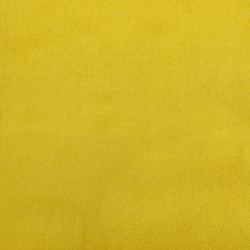 Ensemble de canapés 2 pcs avec coussins Jaune Velours 