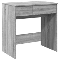 Coiffeuse avec miroir sonoma gris 73x46,5x120 cm 