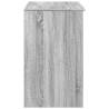 Coiffeuse avec miroir sonoma gris 73x46,5x120 cm 