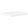 Lit avec matelas marron foncé 160x200 cm tissu 