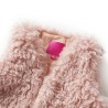 Gilet pour enfants fausse fourrure rose clair 116 