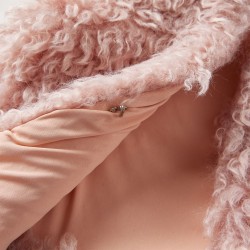 Gilet pour enfants fausse fourrure rose clair 116 